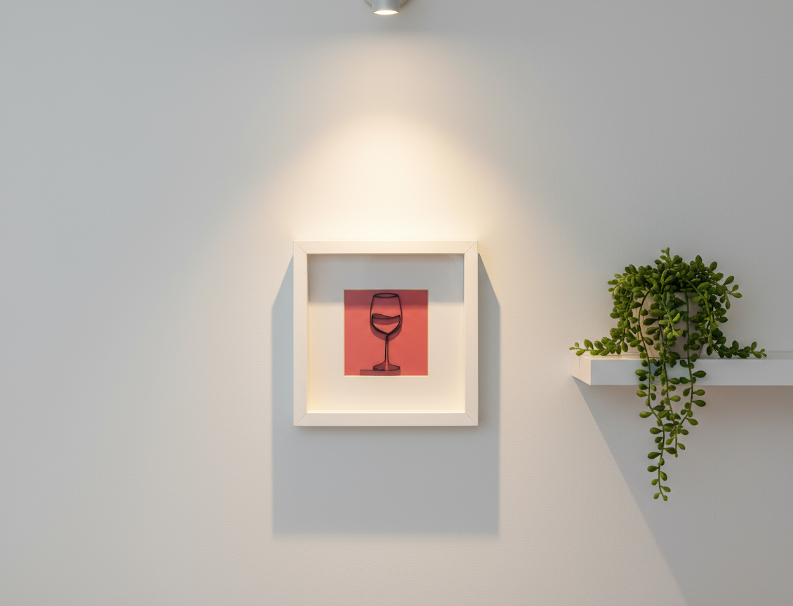 wine glass one line framed art wine glass one line framed art